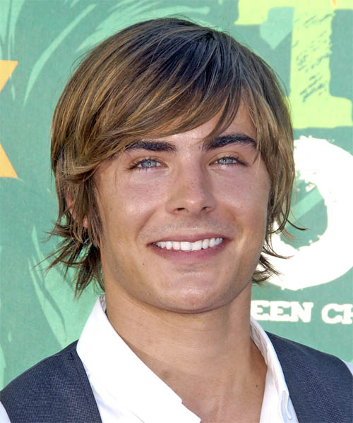 Zac Efron Short Straight   Dark Blonde   Hairstyle