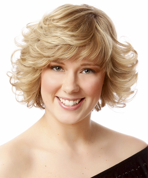 Short And Wispy Curly Hairstyle With Volume