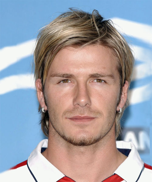 David Beckham Casual Textured Hairstyle