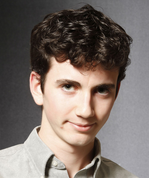 Short And Casual Male Hairstyle With Curly Top