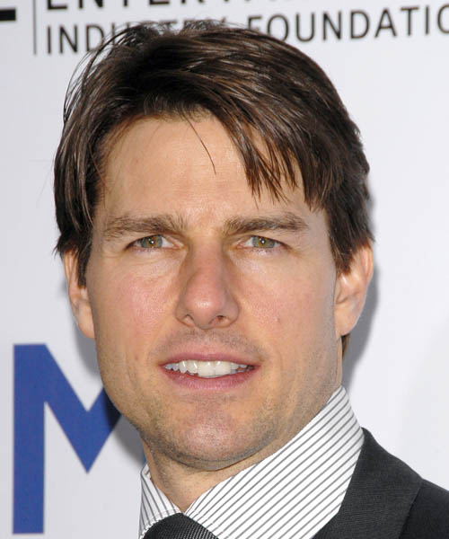 Tom Cruise Short Straight    Ash Brunette   Hairstyle
