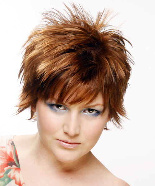 Short Textured Hairstyle With Height And Volume