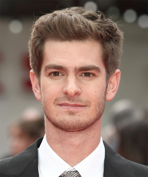 Andrew Garfield Short Straight   Light Brunette   Hairstyle
