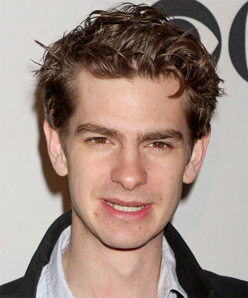 Andrew Garfield Short Straight   Light Chocolate Brunette   Hairstyle