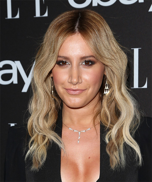 Ashley Tisdale Long Wavy    Blonde   Hairstyle
