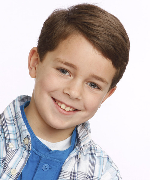 Short Light Brown Hairstyle For Boys