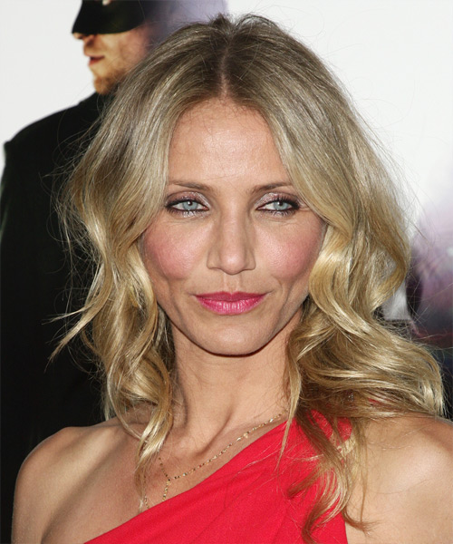 Cameron Diaz Medium Wavy   Light Blonde   Hairstyle