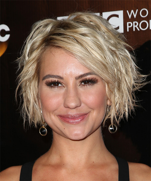 Chelsea Kane Medium Wavy   Light Blonde   Hairstyle