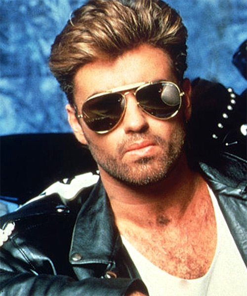 George Michael Short Straight    Hairstyle 