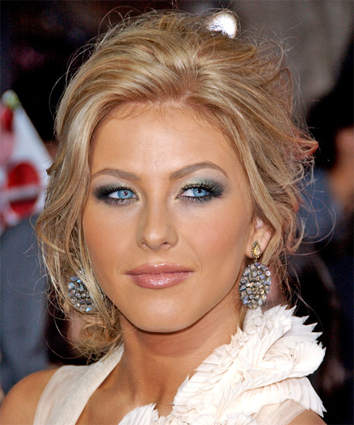 Julianna Hough  Long Curly    Updo Hairstyle