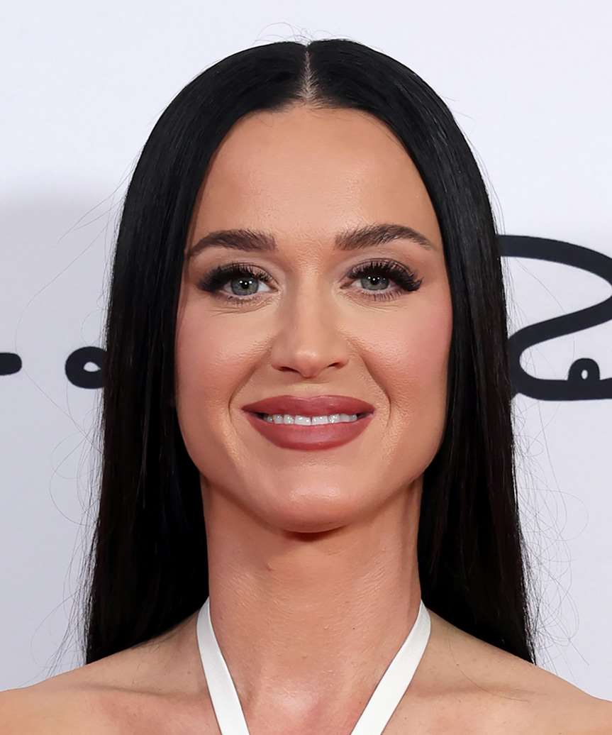 Katy Perry Long Sleek Hairstyle
