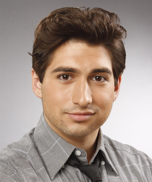 Tidy Brown Male Hairstyle With Height