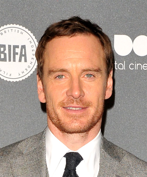 Michael Fassbender Short Straight    Hairstyle 