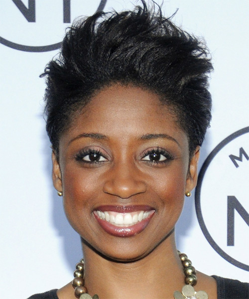 Montego Glover  Short Straight   Black   Hairstyle