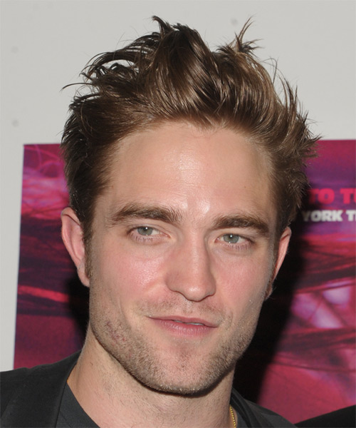 Robert Pattinson Short Straight    Chestnut Brunette   Hairstyle