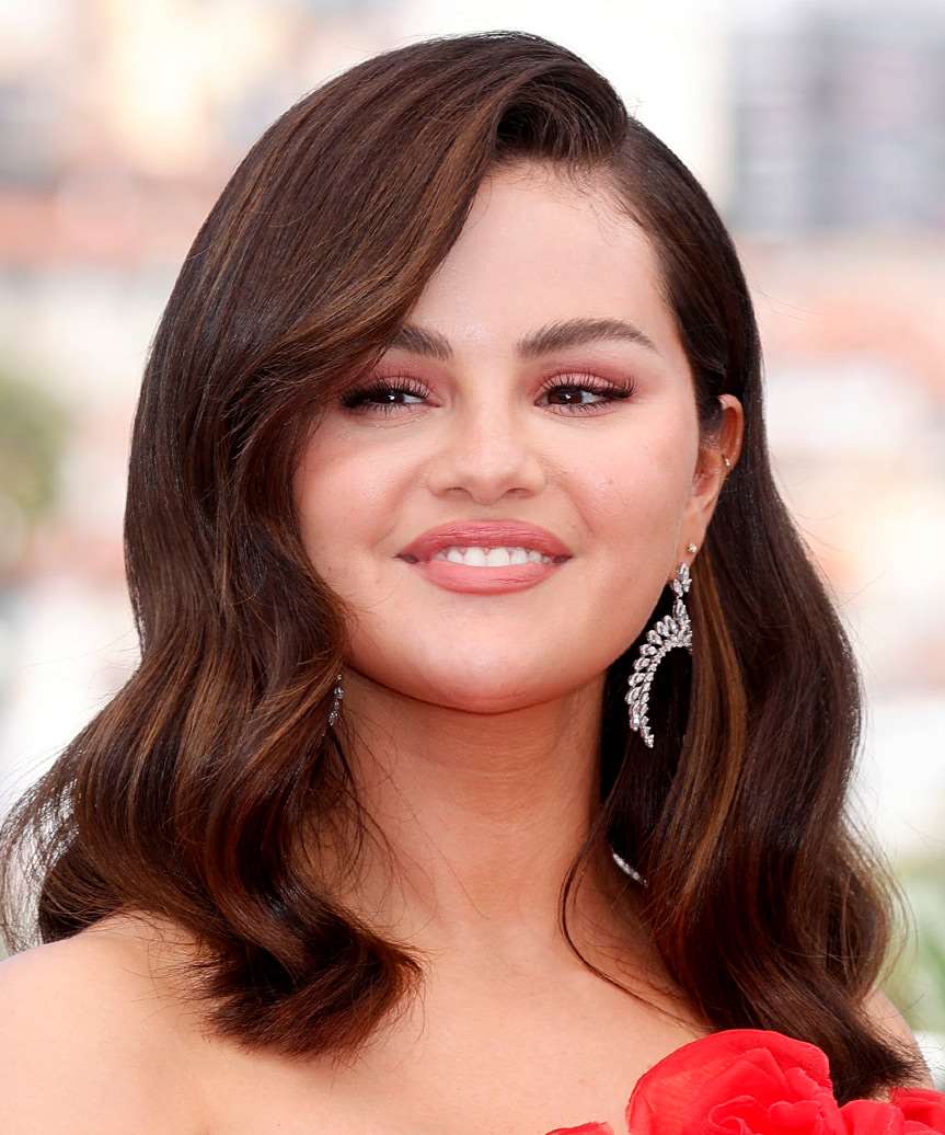 Selena Gomez Hairstyle With Bold Curls - 2024 Cannes Film Festival