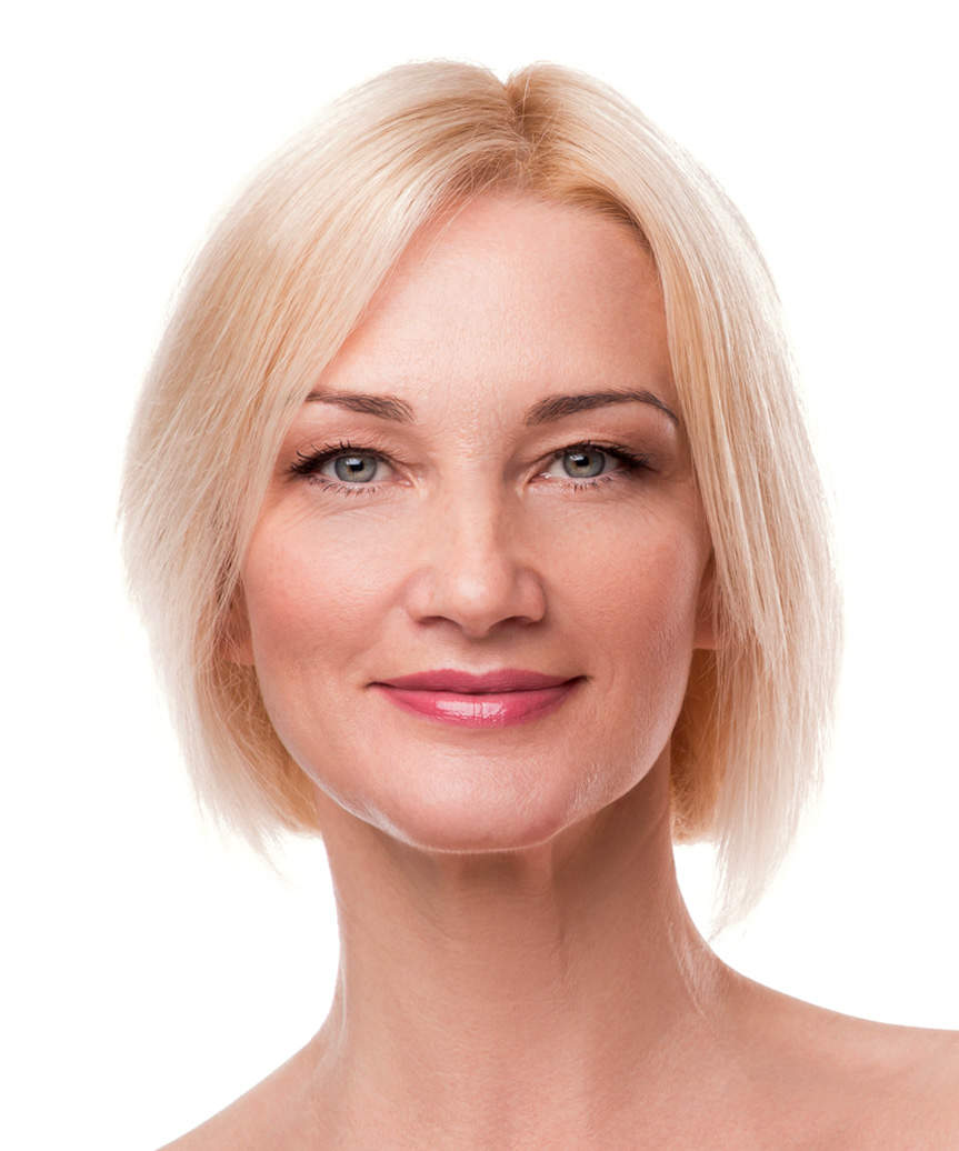 Short Straight‑Line Blonde Bob Haircut