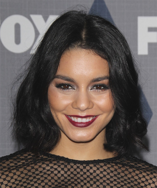 Vanessa Hudgens Medium Wavy     Hairstyle
