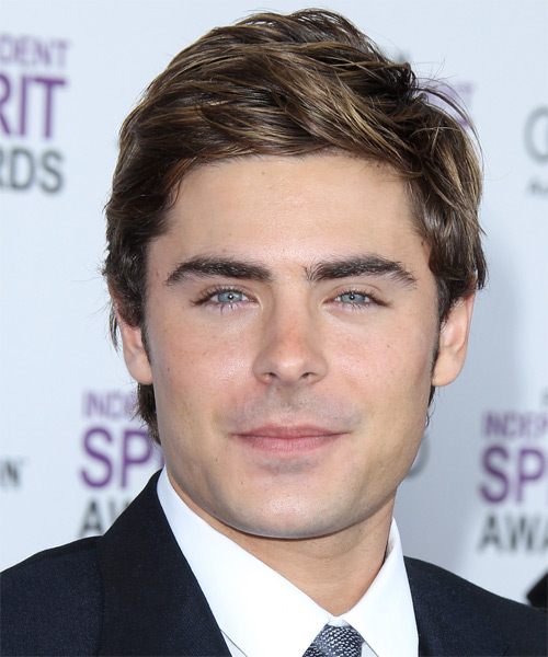 Zac Efron Short Straight   Light Brunette   Hairstyle